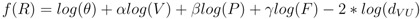 Log transformed Gravity Model